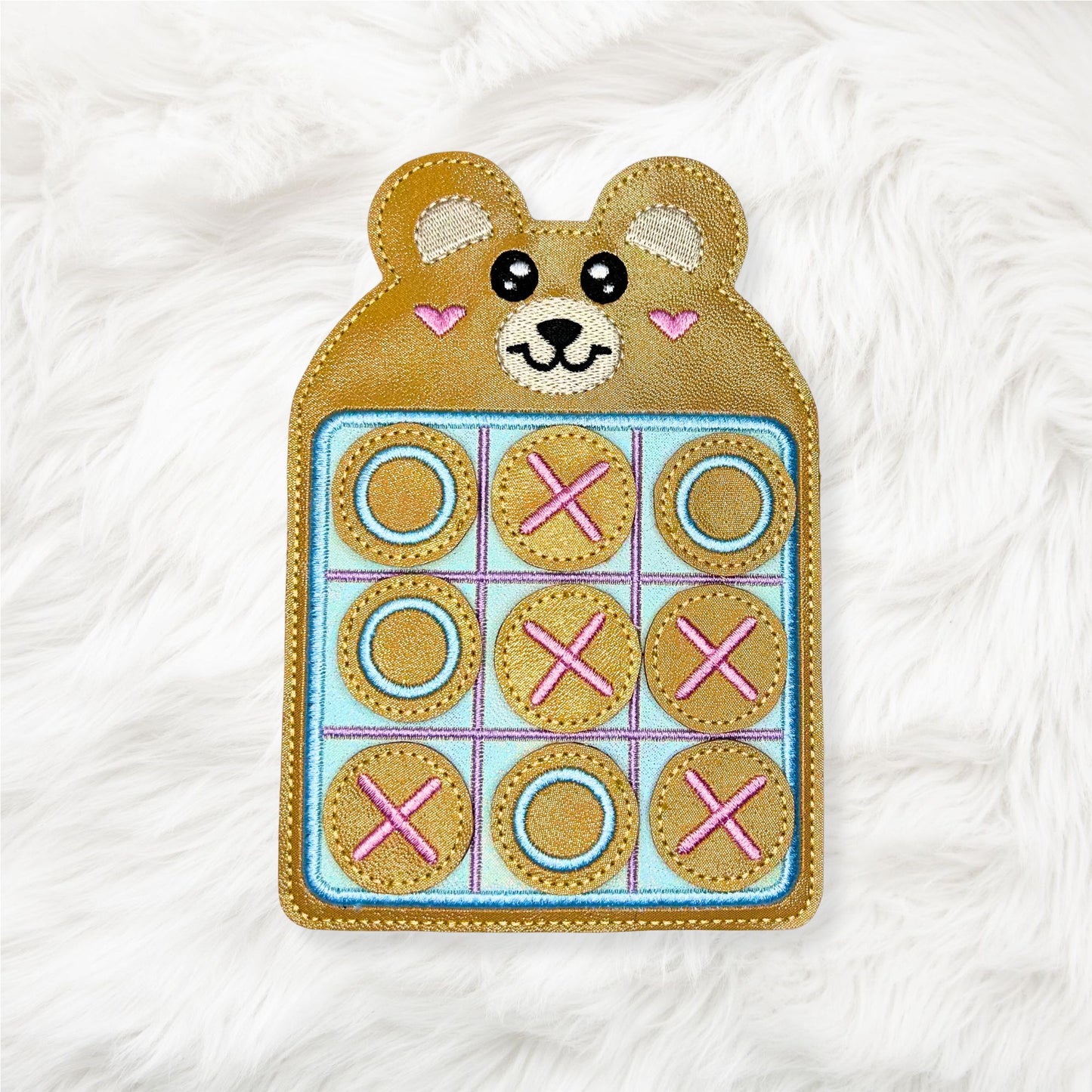 5x7 Bear Tic Tac Toe