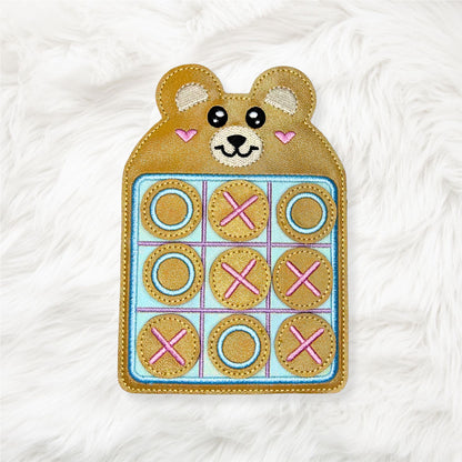 5x7 Bear Tic Tac Toe