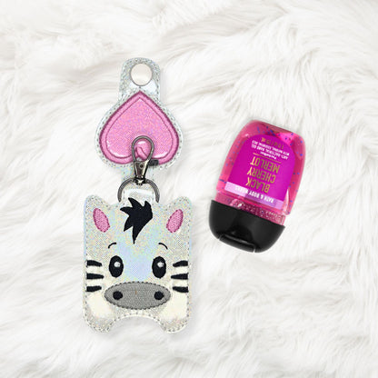 5x7 1oz Zebra Sanitizer Holder